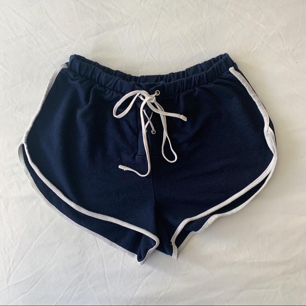 Me to We Navy Blue Sweat Shorts